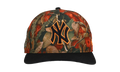 9FIFTY New York Yankees 100th Anniversary A Frame Snapback Hat "Leaves / Orange" NE290