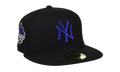 59FIFTY New York Yankees Fitted Hat "Black / Royal Blue" 70909525