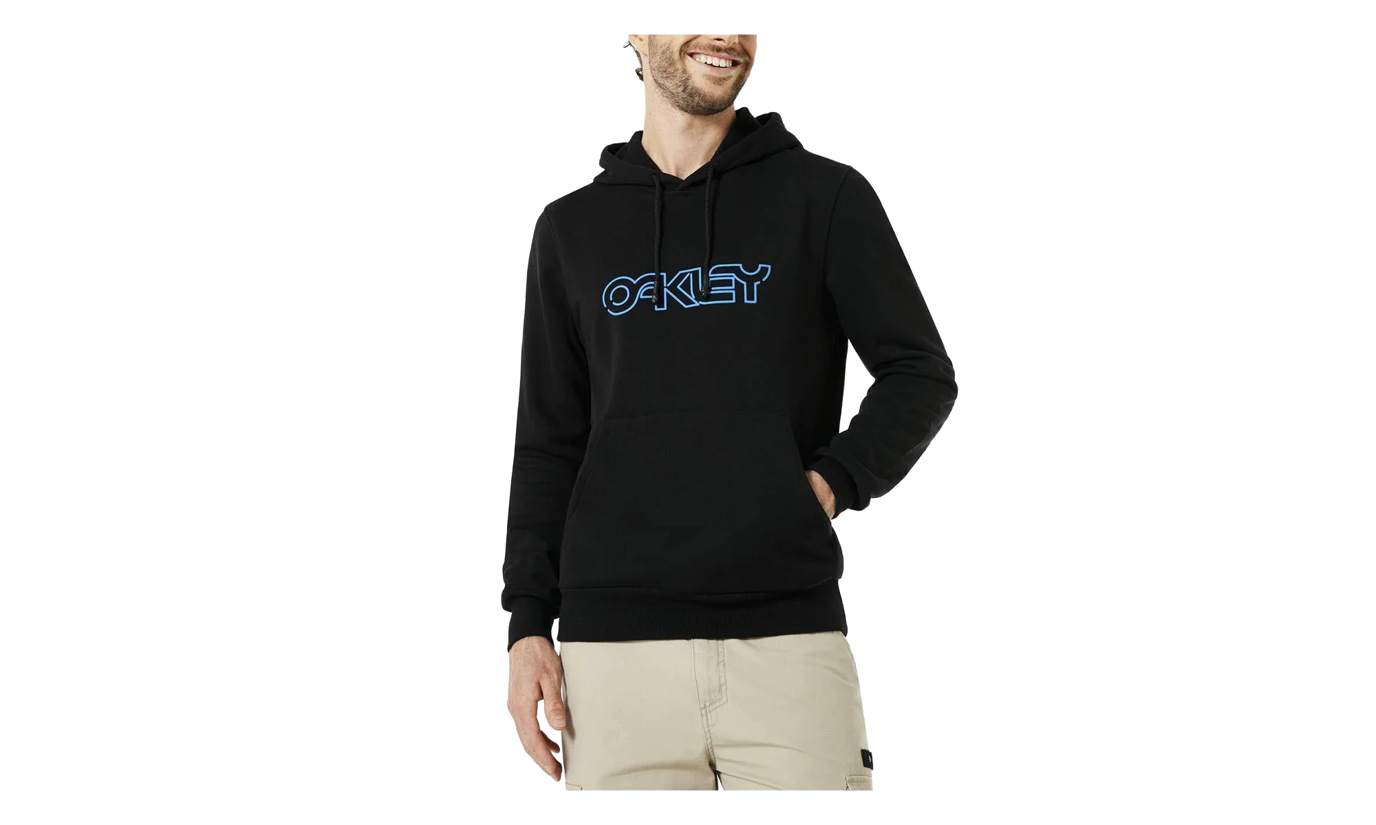 Fleece Piping Hoodie "Blackout" 472434 02E