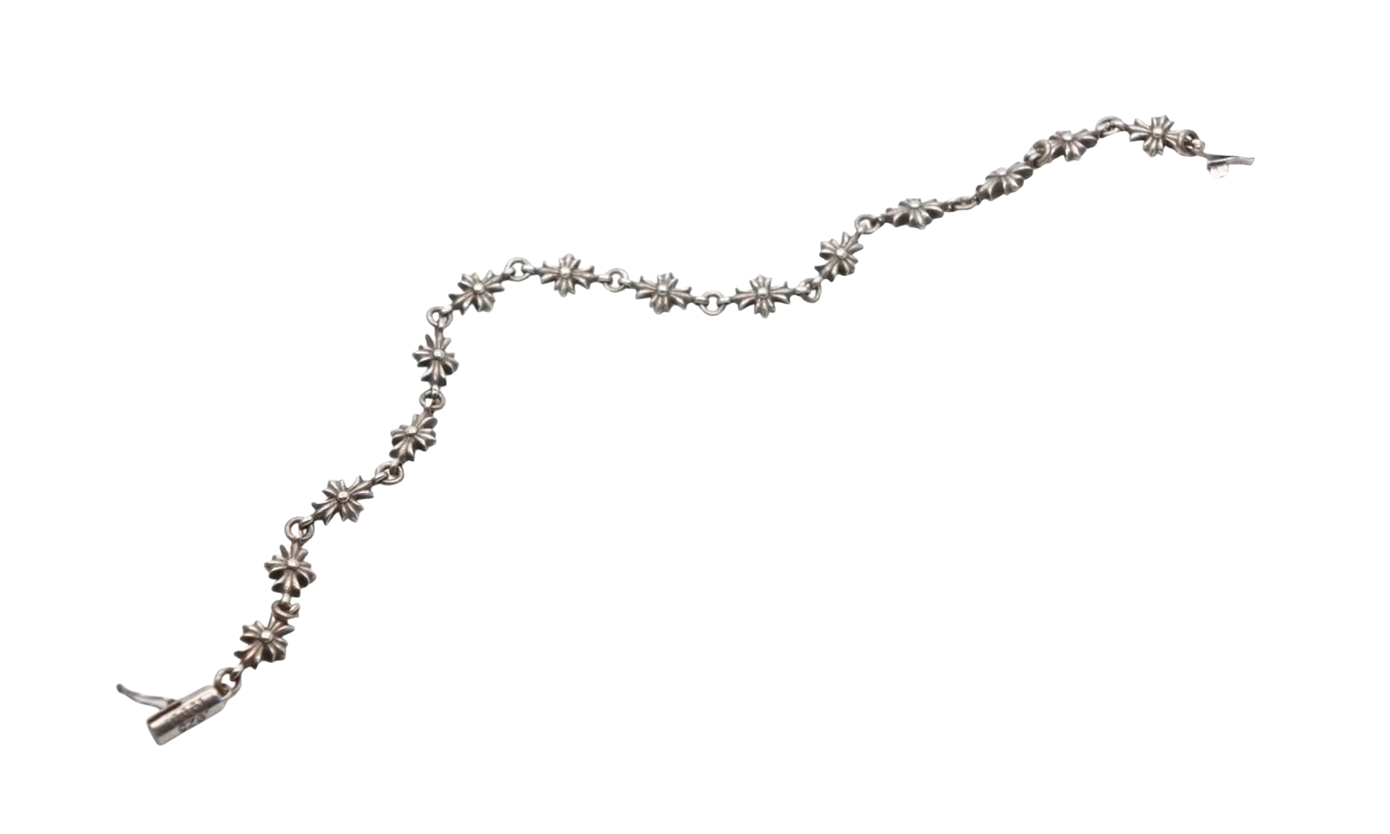 Tiny E CH Plus Bracelet 14 Links "Silver 925" CHRM0831