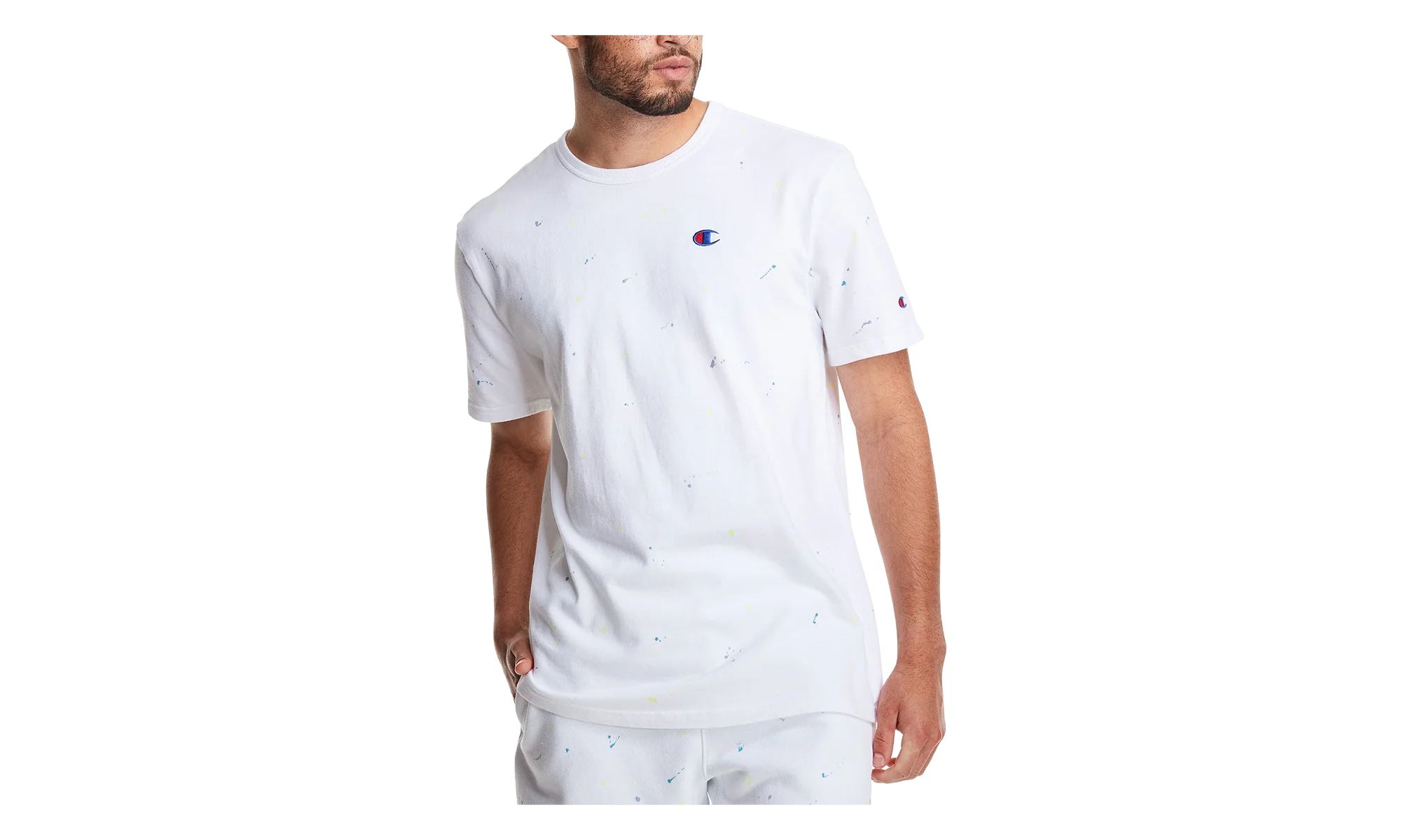 C-Life Heritage Paint Splatter T-Shirt "White" T25969 549967 AZ0C