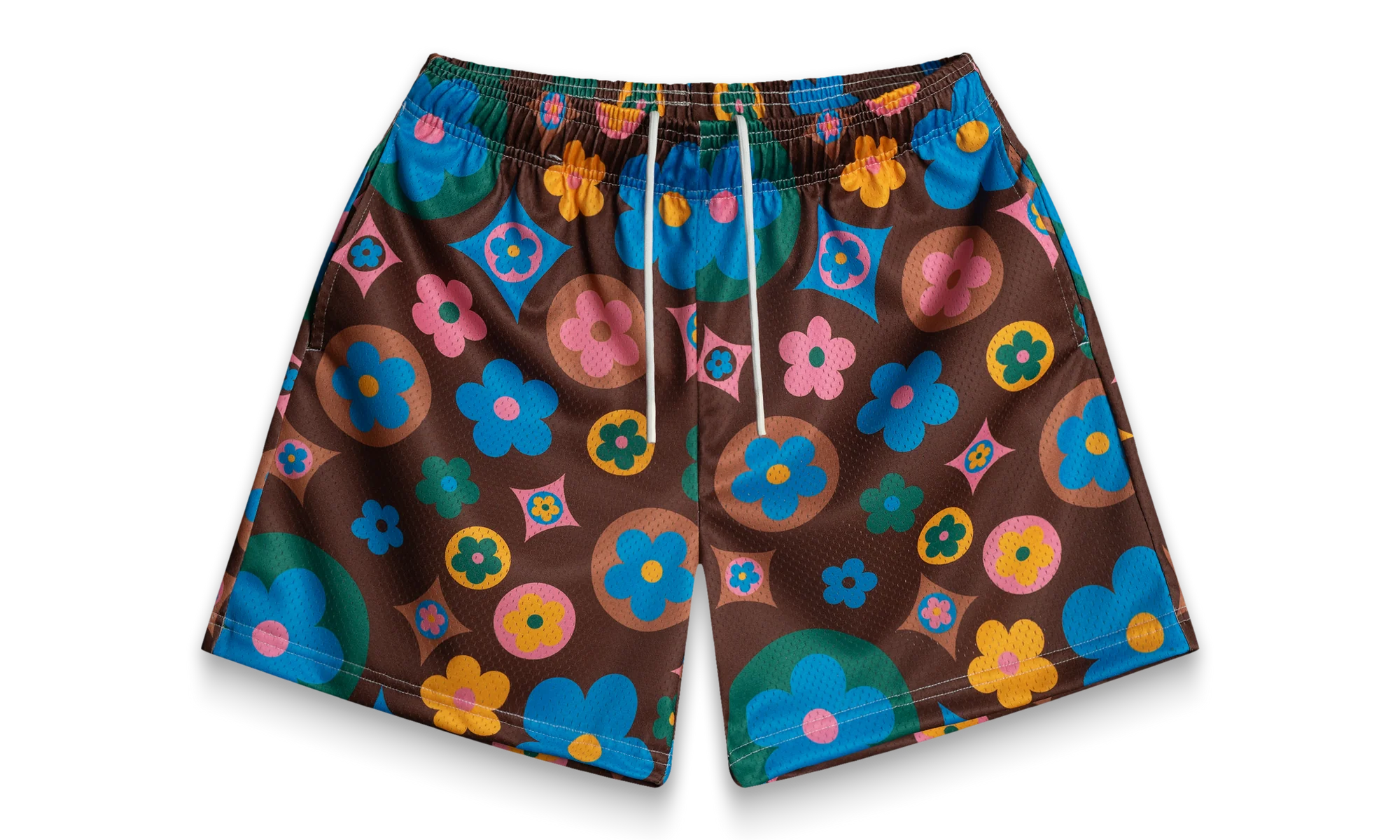 Flower Shorts "Brown / Multi" BS64