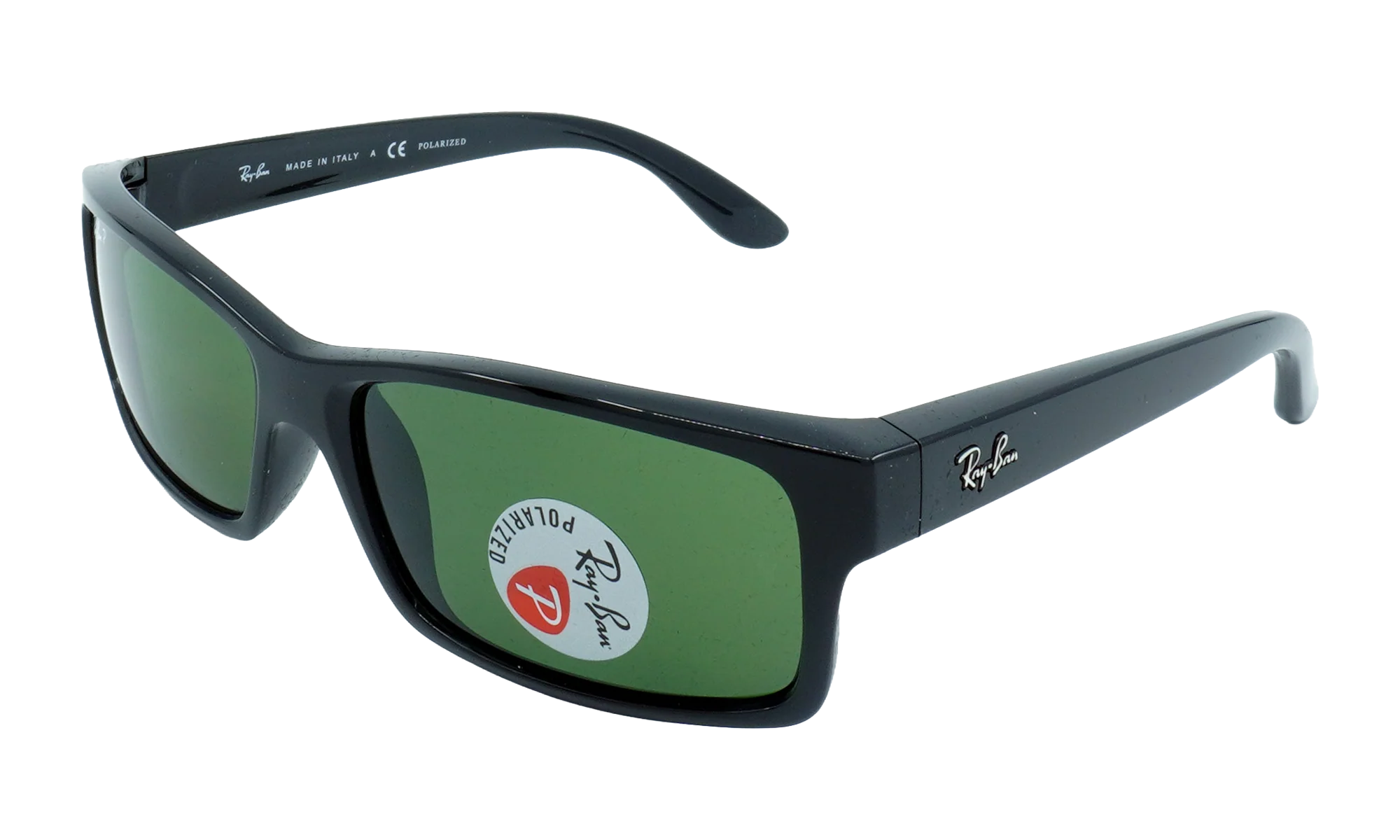 Rectangular Polarized Sunglasses "Black" RB4151-601-2P_59