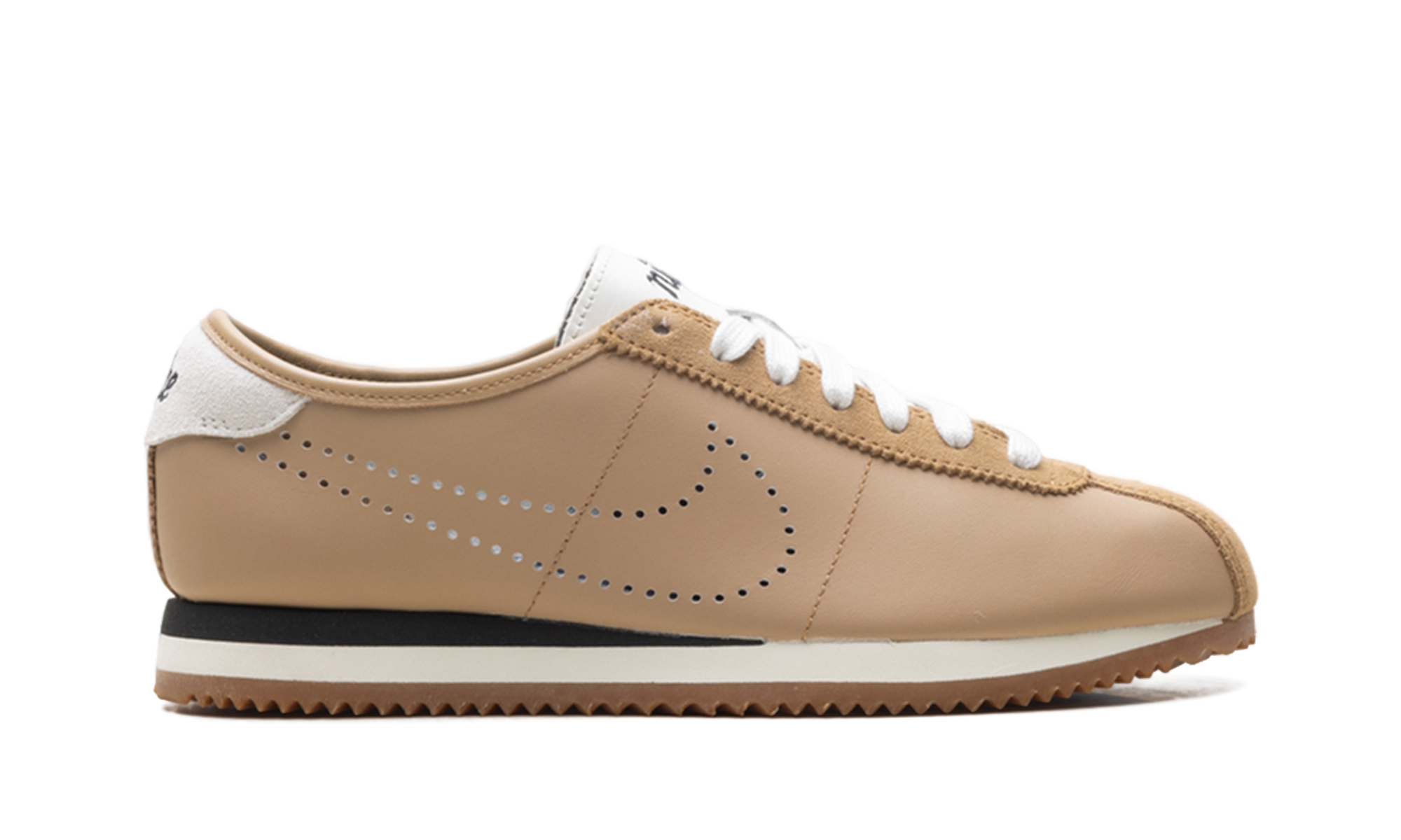 Cortez Leather WMNS"Perforated Swoosh - Pale Shale" HQ1841 200