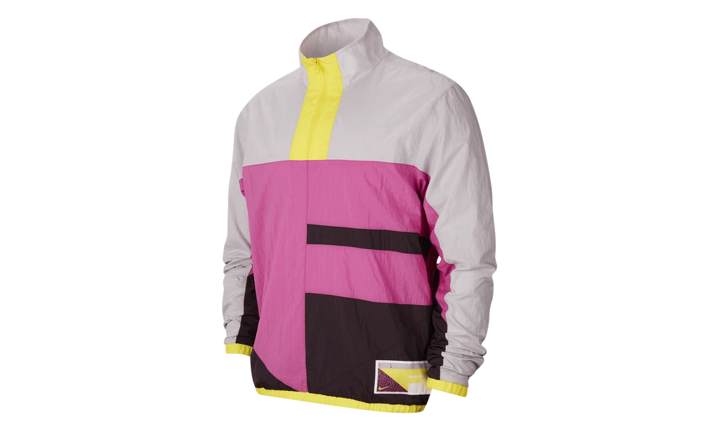 Air NSW Flight Series Half Zip Breaker Jacket "Pink Yellow Black" CN8508 623