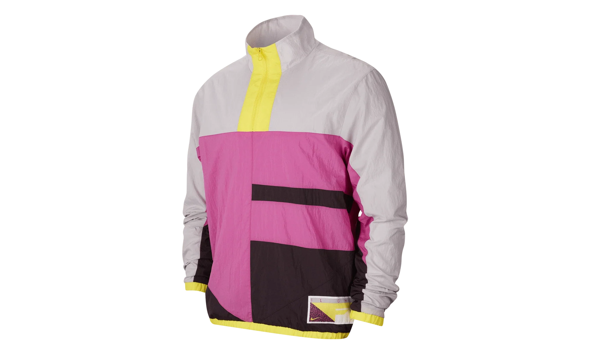 Air NSW Flight Series Half Zip Breaker Jacket "Pink Yellow Black" CN8508 623