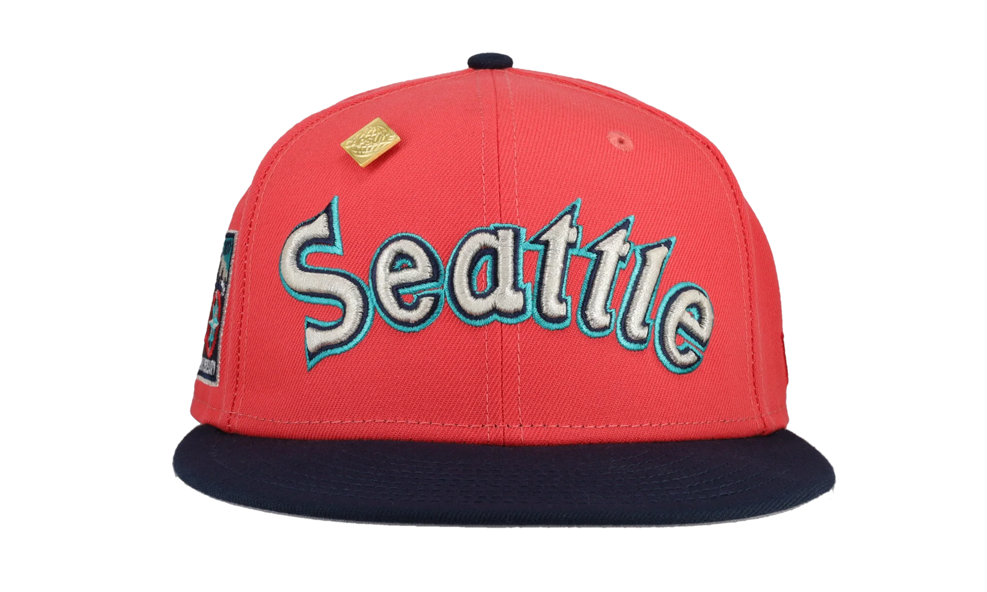 59FIFTY Seattle Mariners 40th Anniversary Patch Fitted Hat "Red / Black" 123451293749