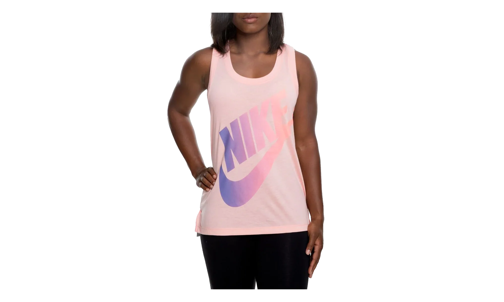 Sportswear Tank Top Logo Futura WMNS "Bleached Coral / Purple Slate" 890754 697