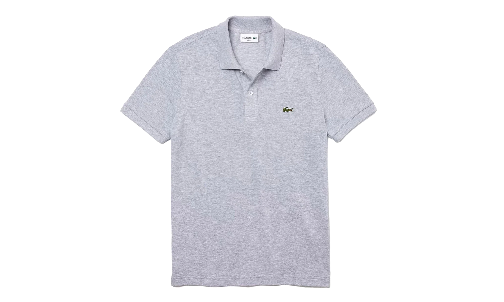 Slim Fit Petit Piqué Polo T-Shirt "Grey Chine" PH4012 CCA