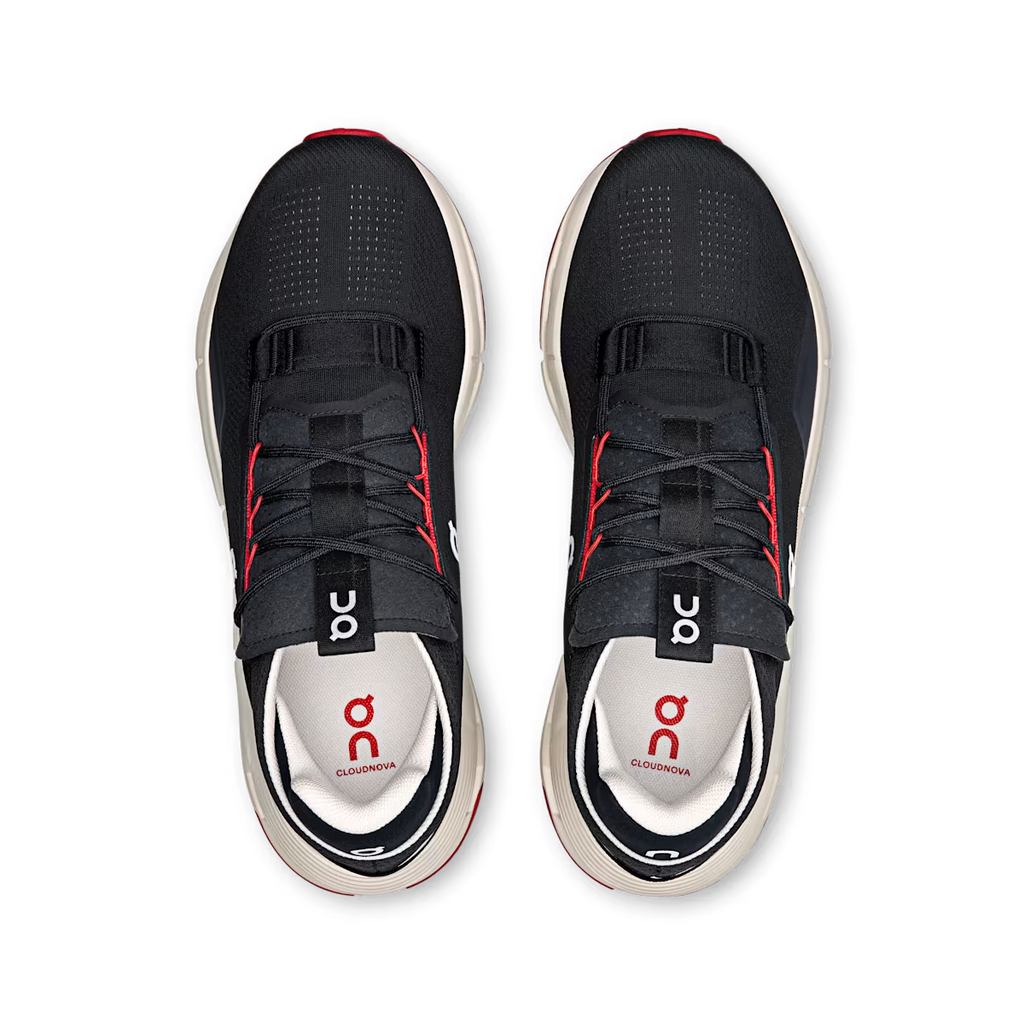 Running Cloudnova 2 Black Red