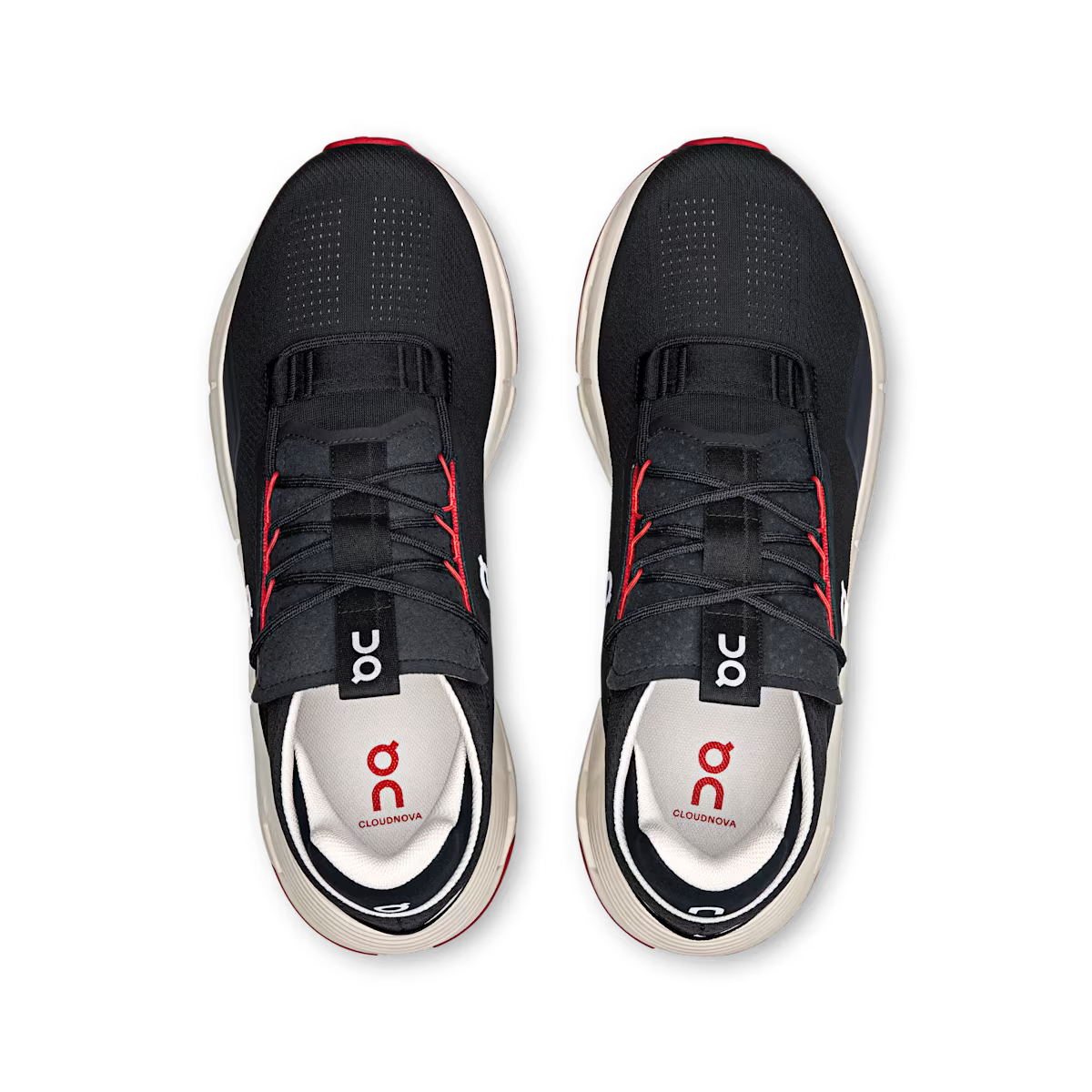 Running Cloudnova 2 Black Red