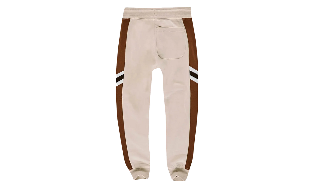 Jordan Color Block Stripes Sweatpants TD "Beige" 8337K Desert