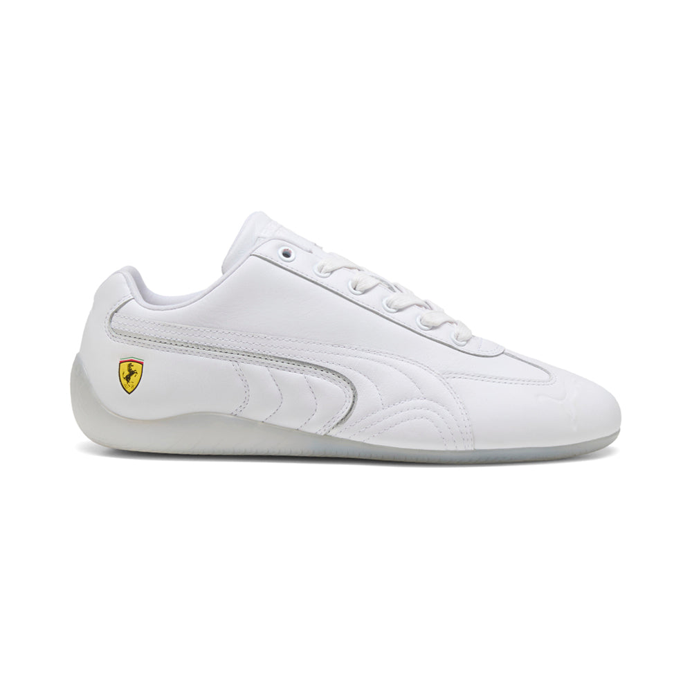 Scuderia Ferrari Speedcat Miami White Lace Up Sneakers