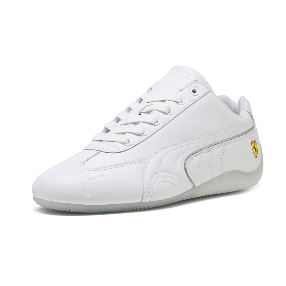 Scuderia Ferrari Speedcat Miami White Lace Up Sneakers