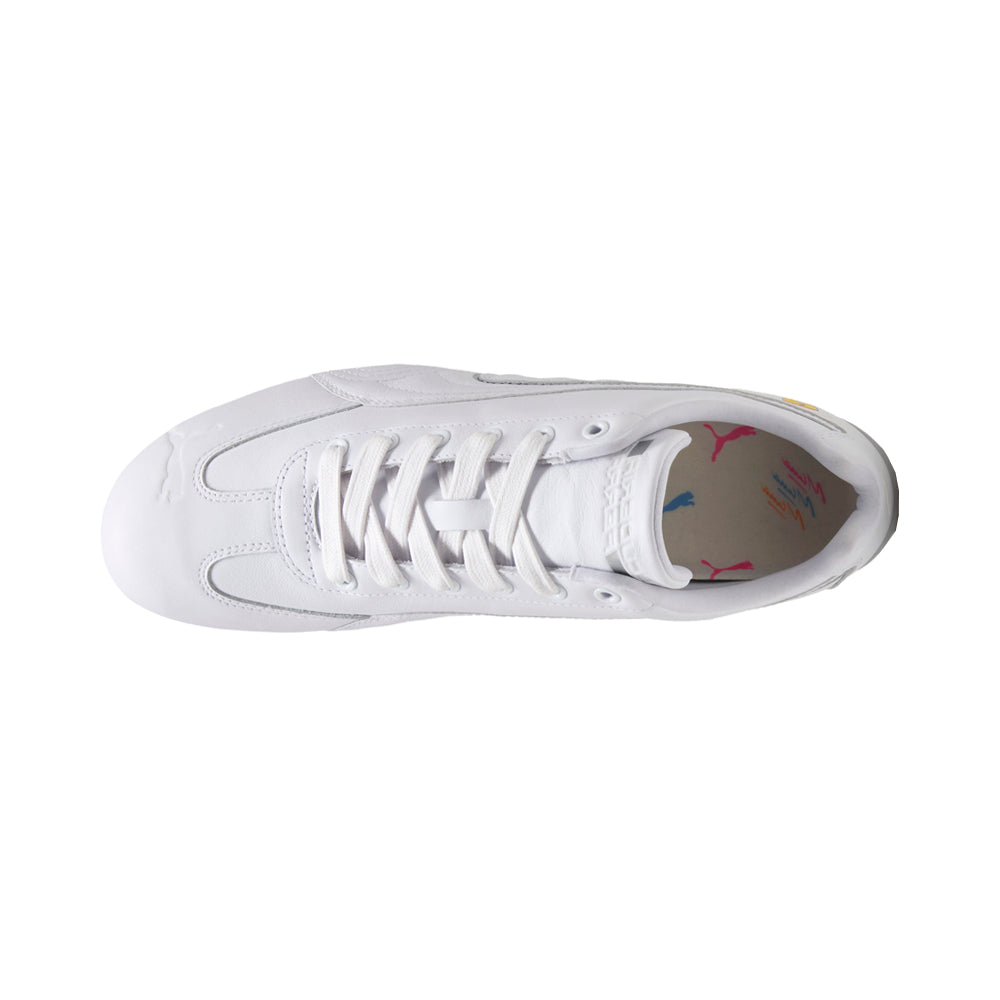 Scuderia Ferrari Speedcat Miami White Lace Up Sneakers