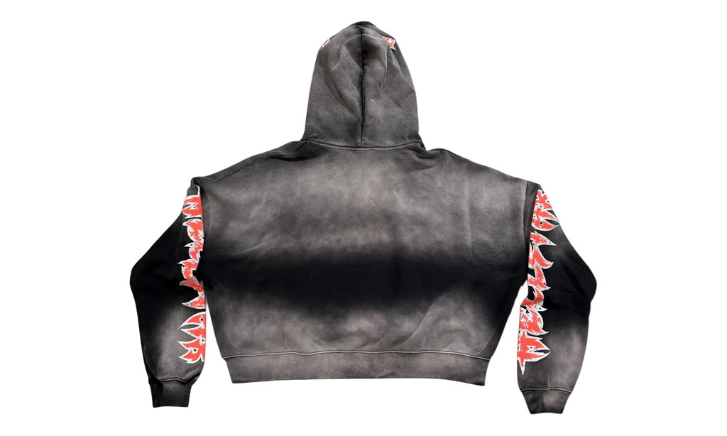Stars Shine Graffiti Hoodie "Black / Red" HSR251