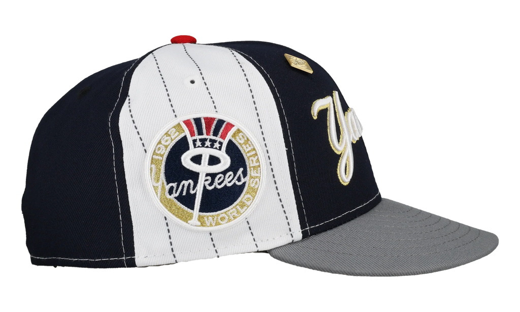 59FIFTY New York Yankees 1962 Fitted Hat "Pinstripe Pinwheel - Black / Grey" 123451297540