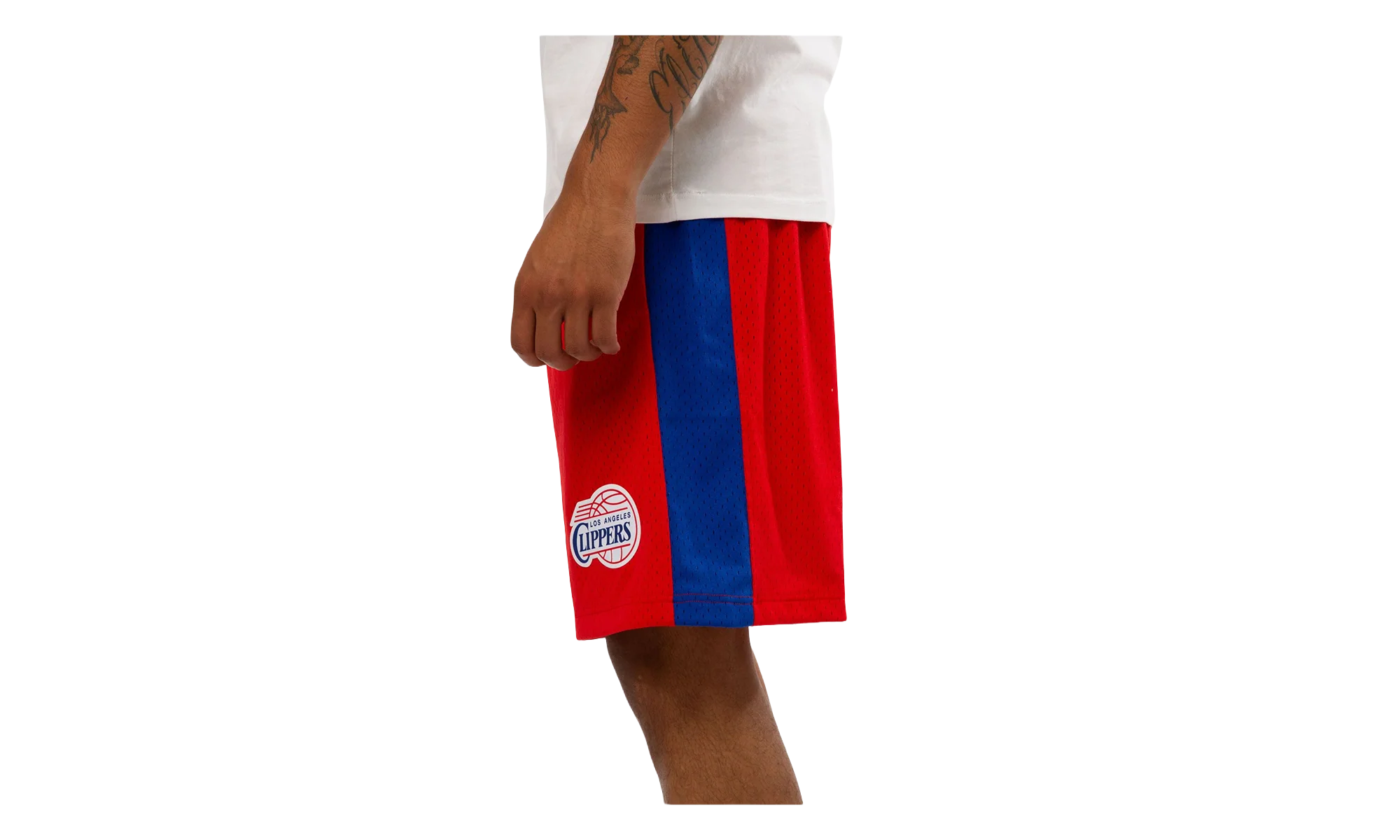 NBA Swingman Basketball Shorts "2000-01 Los Angeles Clippers - Red" LACSCAR00
