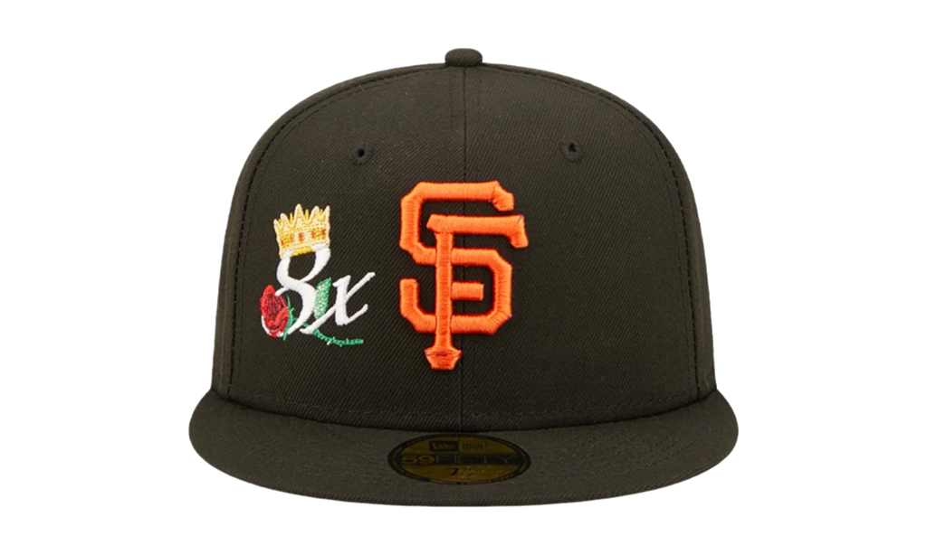59FIFTY MLB San Francisco Giants Crown 8X Champs Fitted Hat "Black" NE493