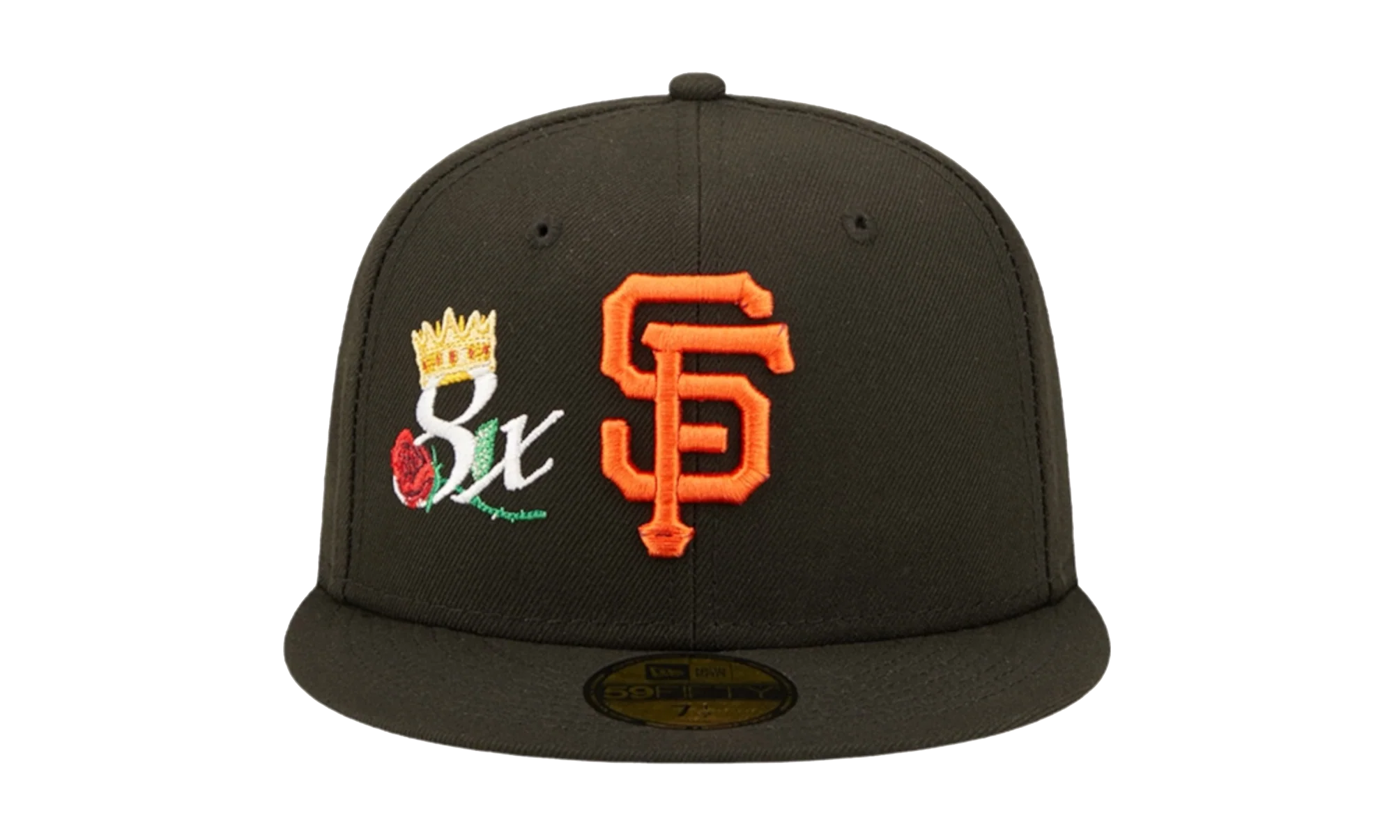 59FIFTY MLB San Francisco Giants Crown 8X Champs Fitted Hat "Black" NE493