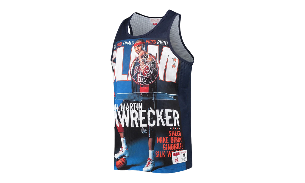 Slam Sublimated Tank "Kenyon Martin" TMTK3448-NJNYYKMTNAVY_S