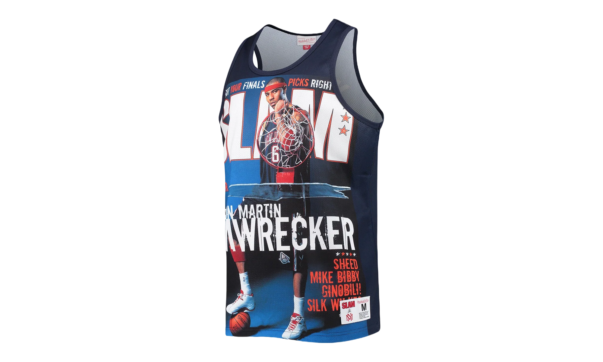 Slam Sublimated Tank "Kenyon Martin" TMTK3448-NJNYYKMTNAVY_S