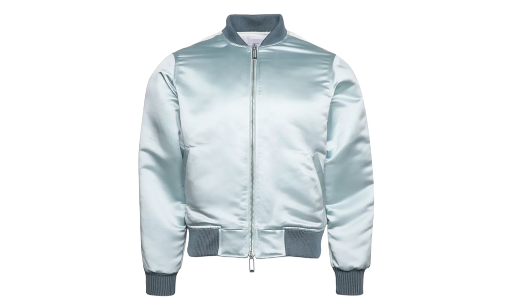 Boys 02 Satin Bomber Jacket "Mint / Cream" RHPS24JA09497136 MCR