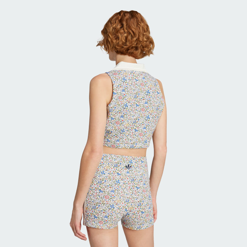 Women's adidas adidas Originals x Liberty London Sleeveless Crop Polo