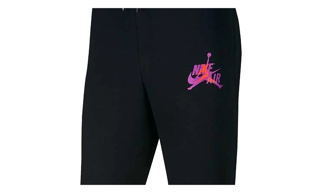 Air Jordan Jumpman Classics Fleece Pant "Black / Vivid Purple / Orange" BV6008 011
