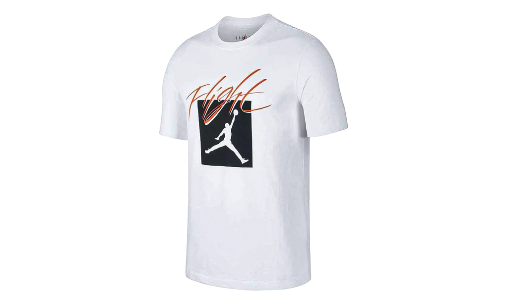 Air Jordan Jumpman Flight Short Sleeve Tee "White" AT8958 100