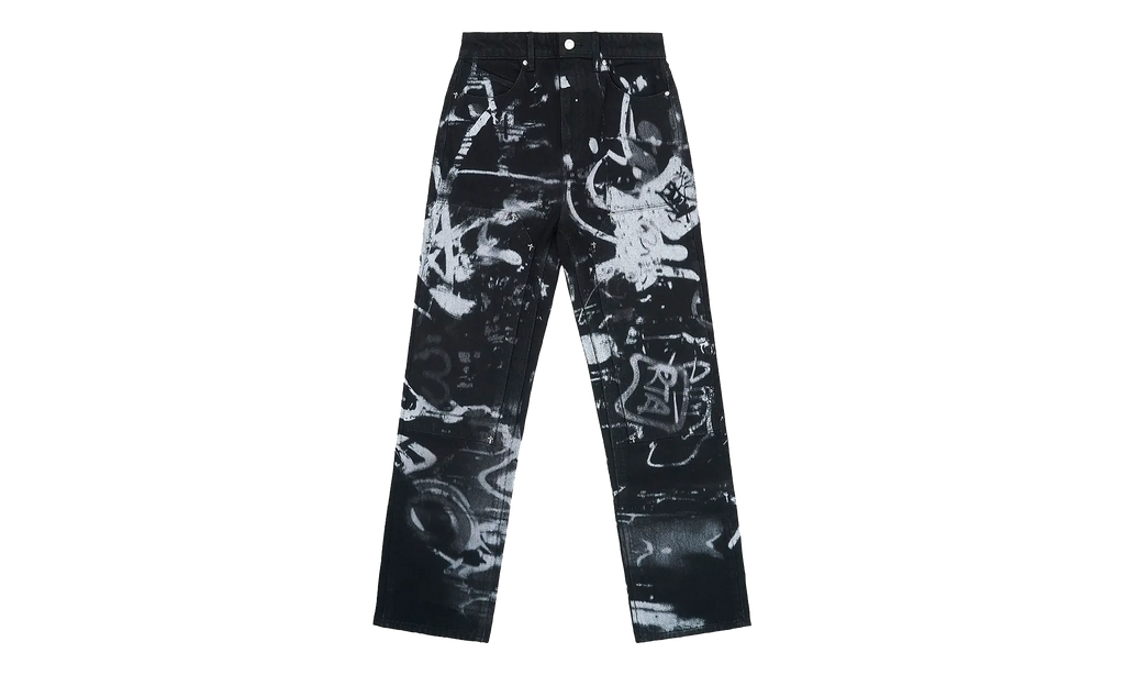 Lost Frequencies Ricardo Graffiti Slim-Fit Jeans "Black" MLFQD1057 J2116GRFGP