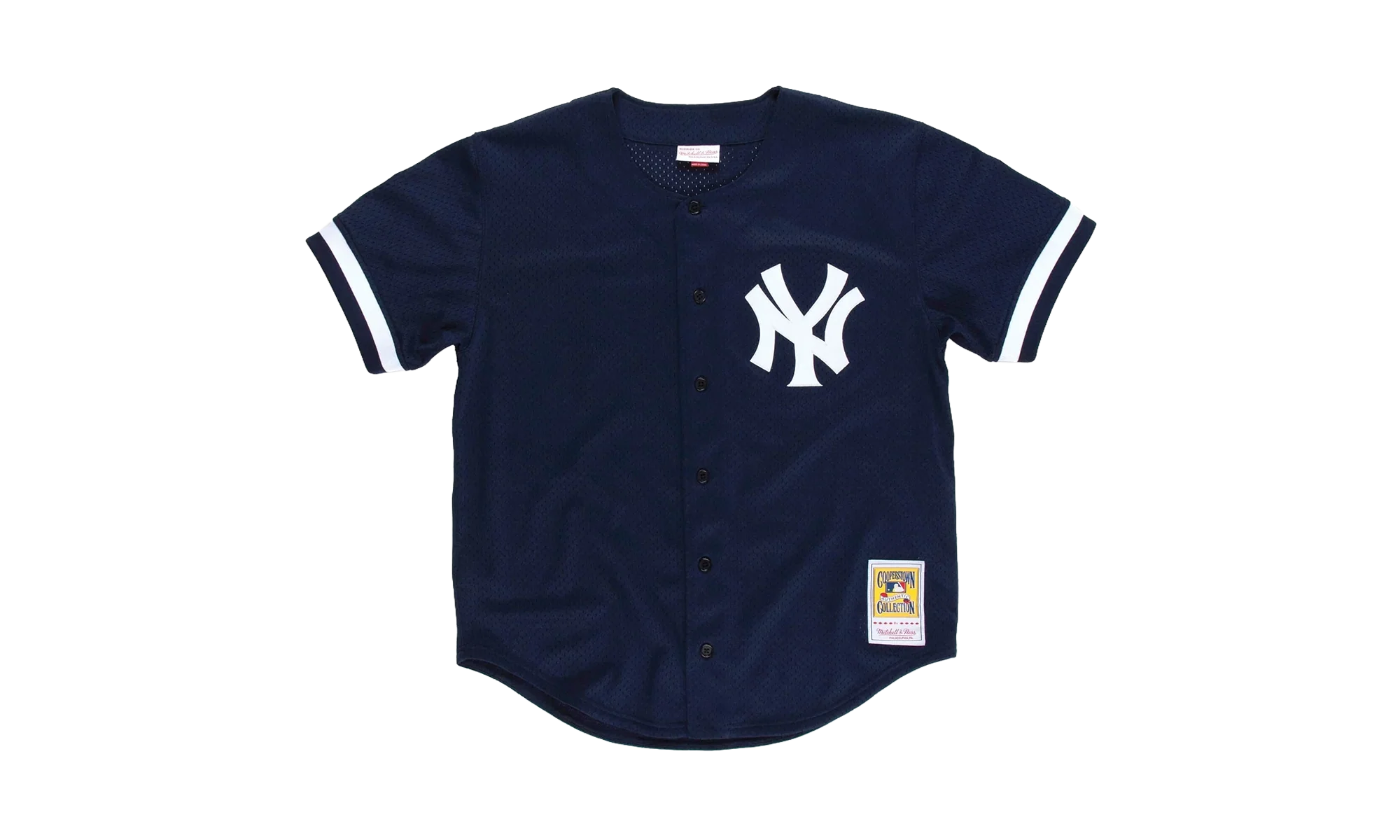 MLB Bernie Williams Authentic Batting Practice Button Front Jersey "1998 New York Yankees - Navy" ABBFAC20020 NYYNAVY98BWI
