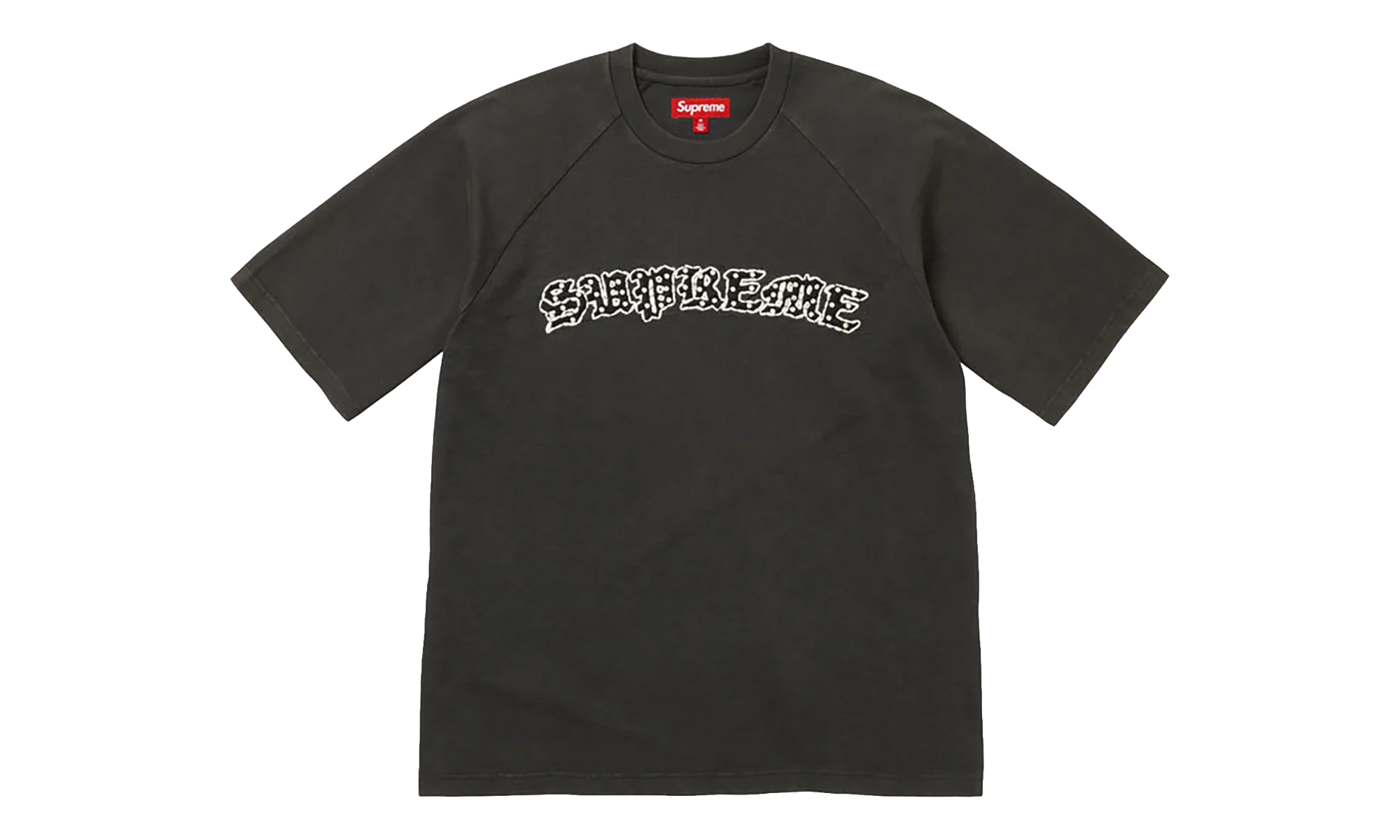 Rhinestone Raglan S/S Top "SS26 - Black" SU27321