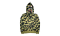 ABC Camo Shark Full Zip Up Hoodie "Green" 001ZPI201004M