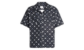 Cross Bandana Rayon Shirt "Black / White" RHPF24SR02450 BLW