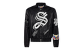 Full Leather Old English Jacket "San Antonio Spurs" NBA 104B SPU