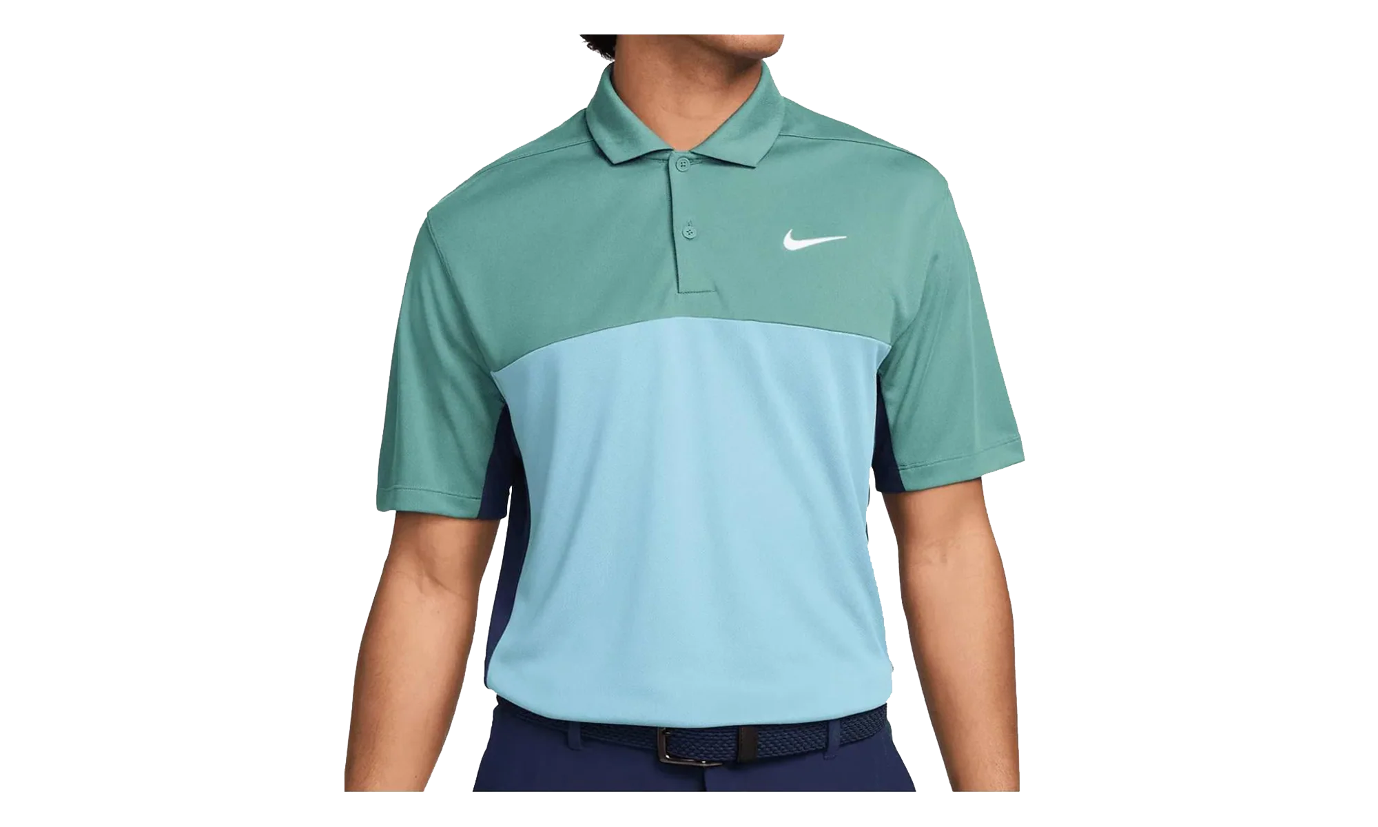 Victory+ Dri-FIT Golf Polo "Bicoastal / Midnight Navy / Denim Turquoise / White" FQ1114 361