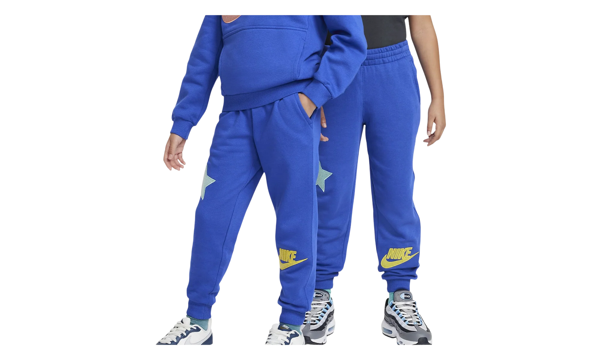 Sportswear Club Fleece Trousers "Gane Royal Blue / Rising Emerald Green / Oppit Yellow" FD3031 480