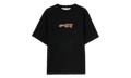 Glitz Carlos Over Skate Short-Sleeve Tee "Black / Silver" OMAA120F22JER0161072