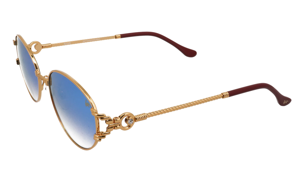 Ruler 18KT "Yellow Gold / Electric Blue Peach Multiflash Gradient" VFRU2 0003 53A8