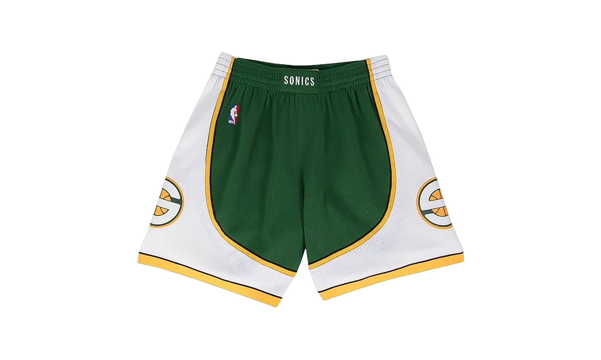 NBA Swingman Road Shorts "2007-08 Seattle SuperSonics - Dark Green" SMSHGS18254 SSUDKGN07