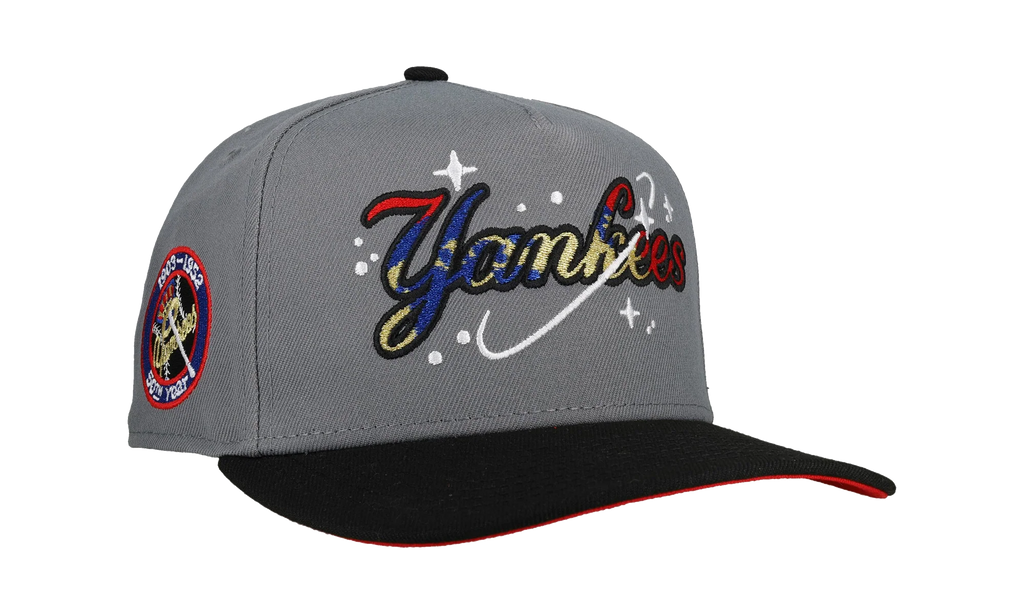 9FIFTY New York Yankees 50th Season A Frame Snapback Hat "Celestial Cosmic / Grey" NE279