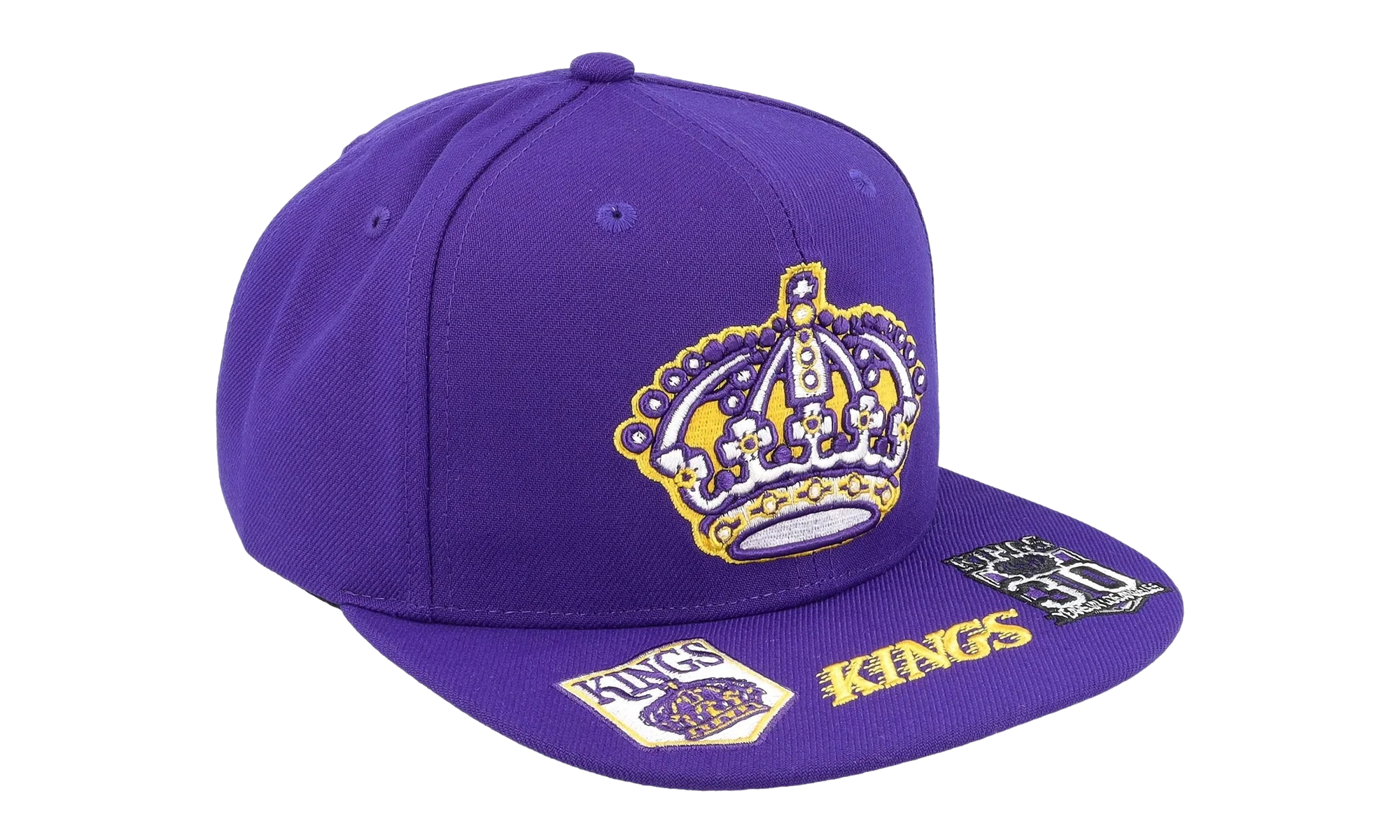 NHL Vintage Hat Trick Snapback Cap "Los Angeles Kings - Purple" 6HSSSH22089 LAKPURP
