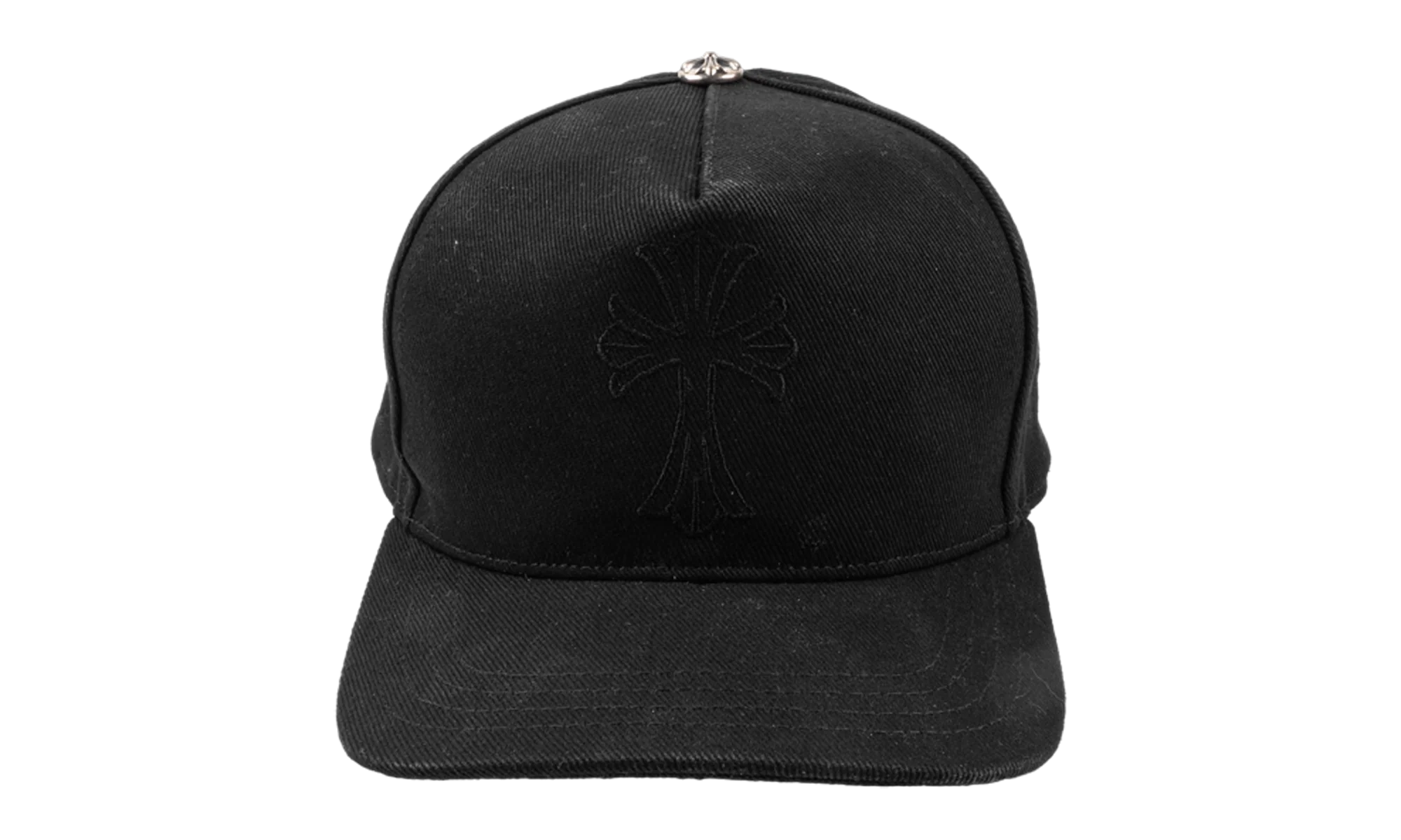 CH cross waxed denim baseball cap "Black" CHRM0637
