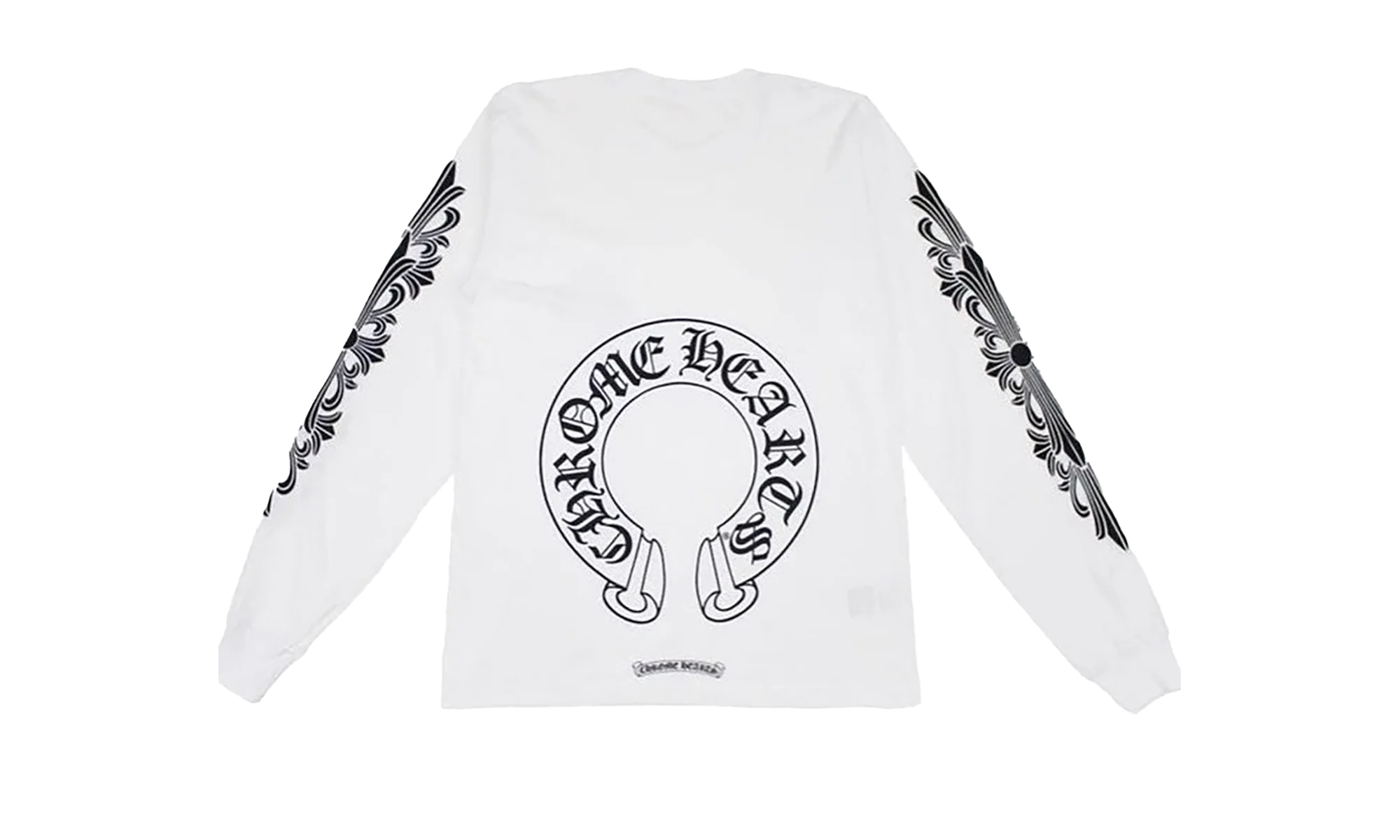 Floral Horseshoe L/S T-shirt "White" CHRM0055