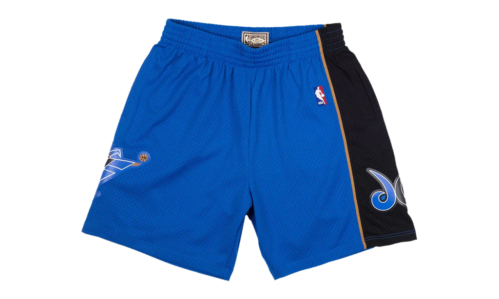 NBA Swingman Shorts "2002 Washington Wizards - Medium Blue" SMSHAC19140 WWIMDBL02
