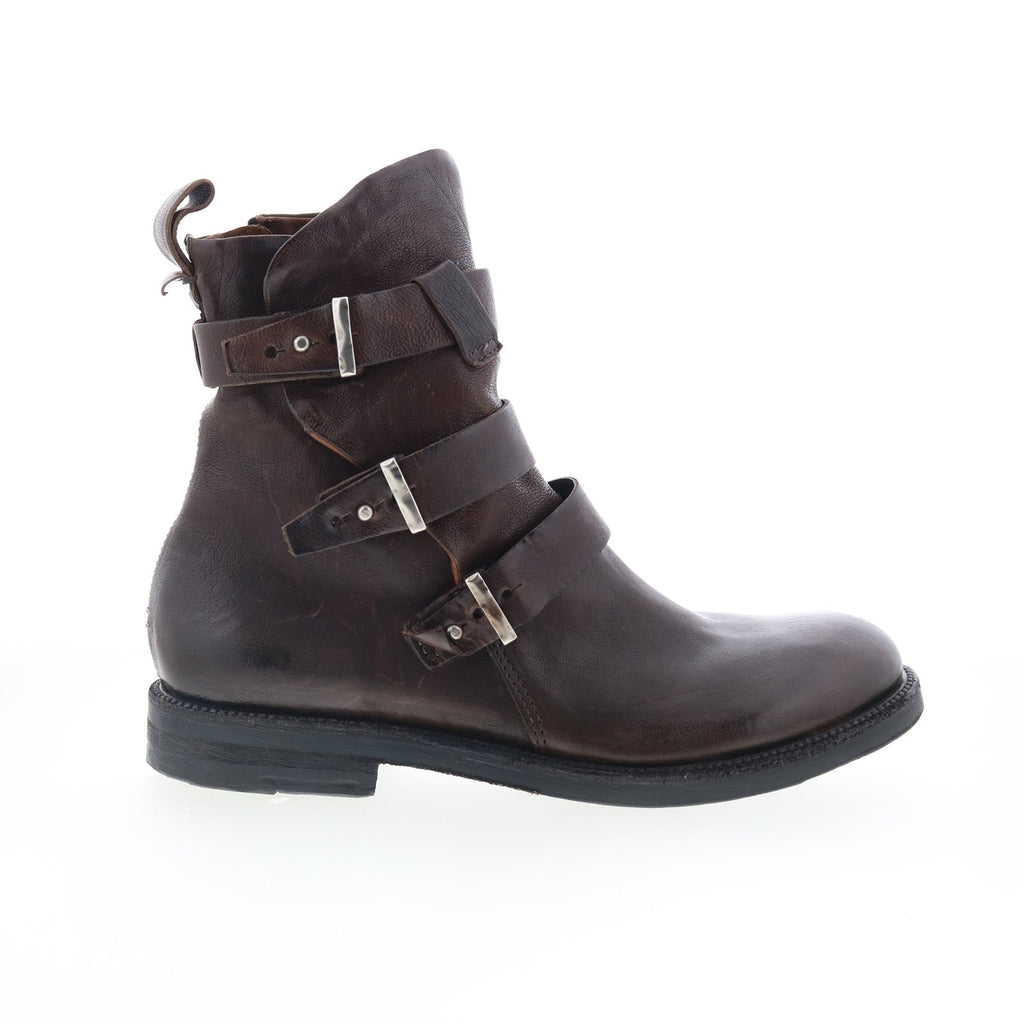 Samit 347237-101-6507 Womens Brown Leather Casual Dress Boots