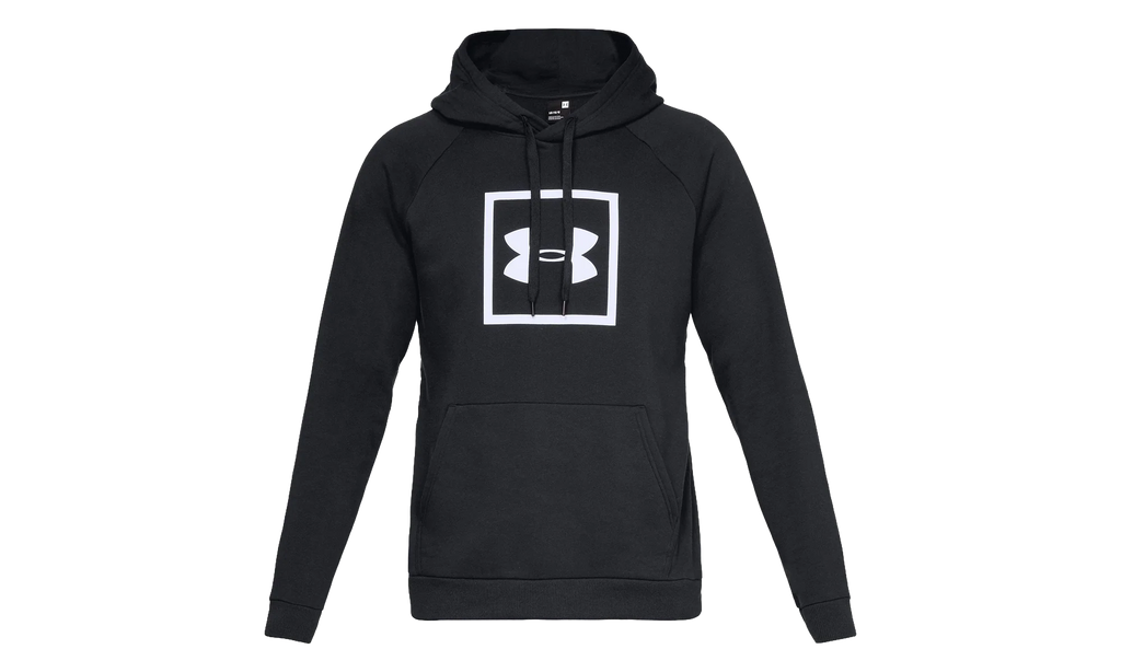 Rival Fleece Box Logo Hoodie "Black / White" 1329745 001