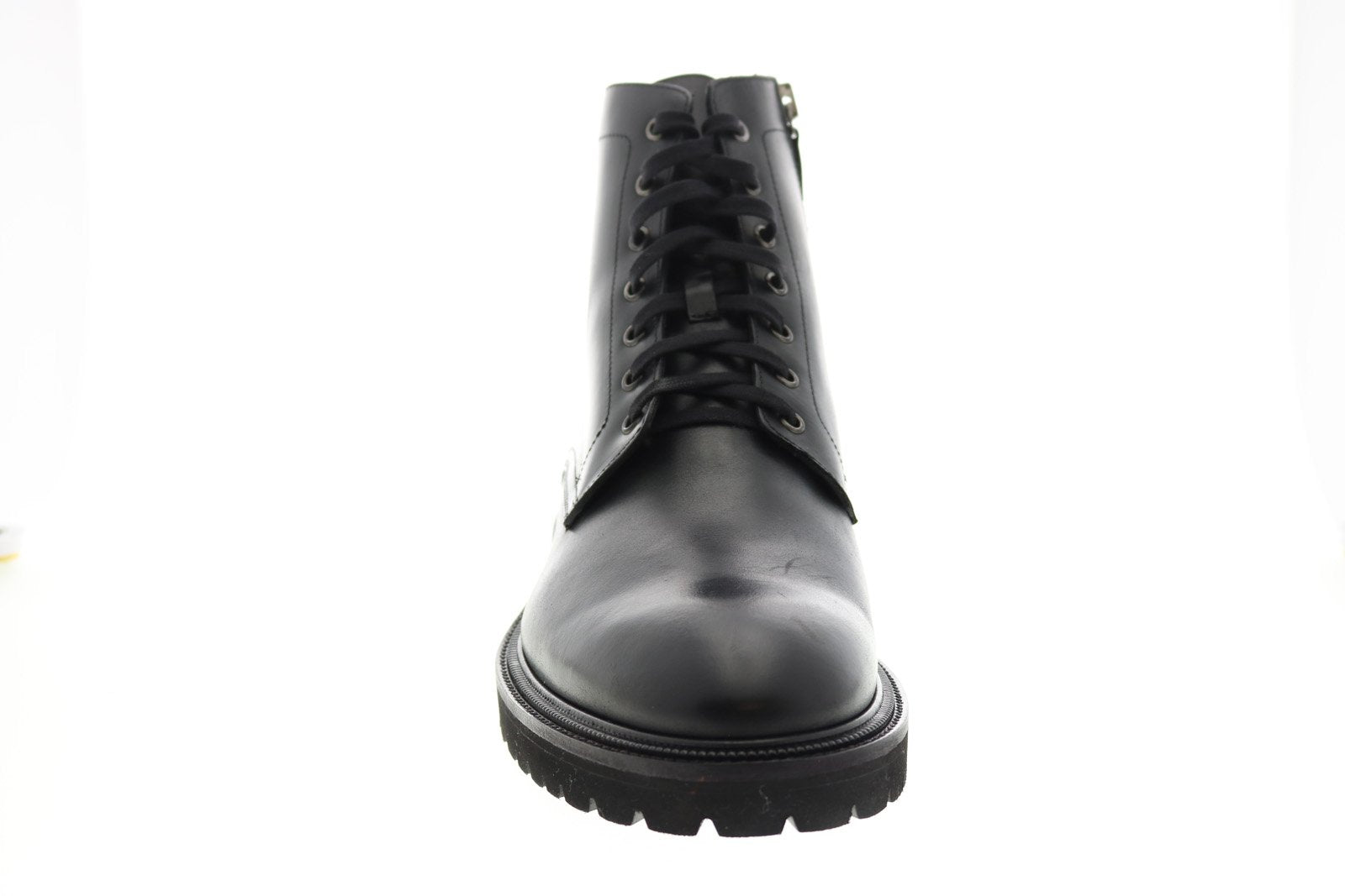 Aquatalia Patrizio Calf 34M0935-BLK Mens Black Leather Casual Dress Boots
