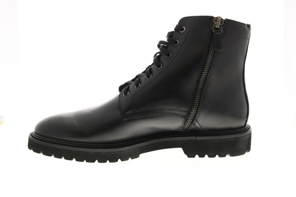 Aquatalia Patrizio Calf 34M0935-BLK Mens Black Leather Casual Dress Boots